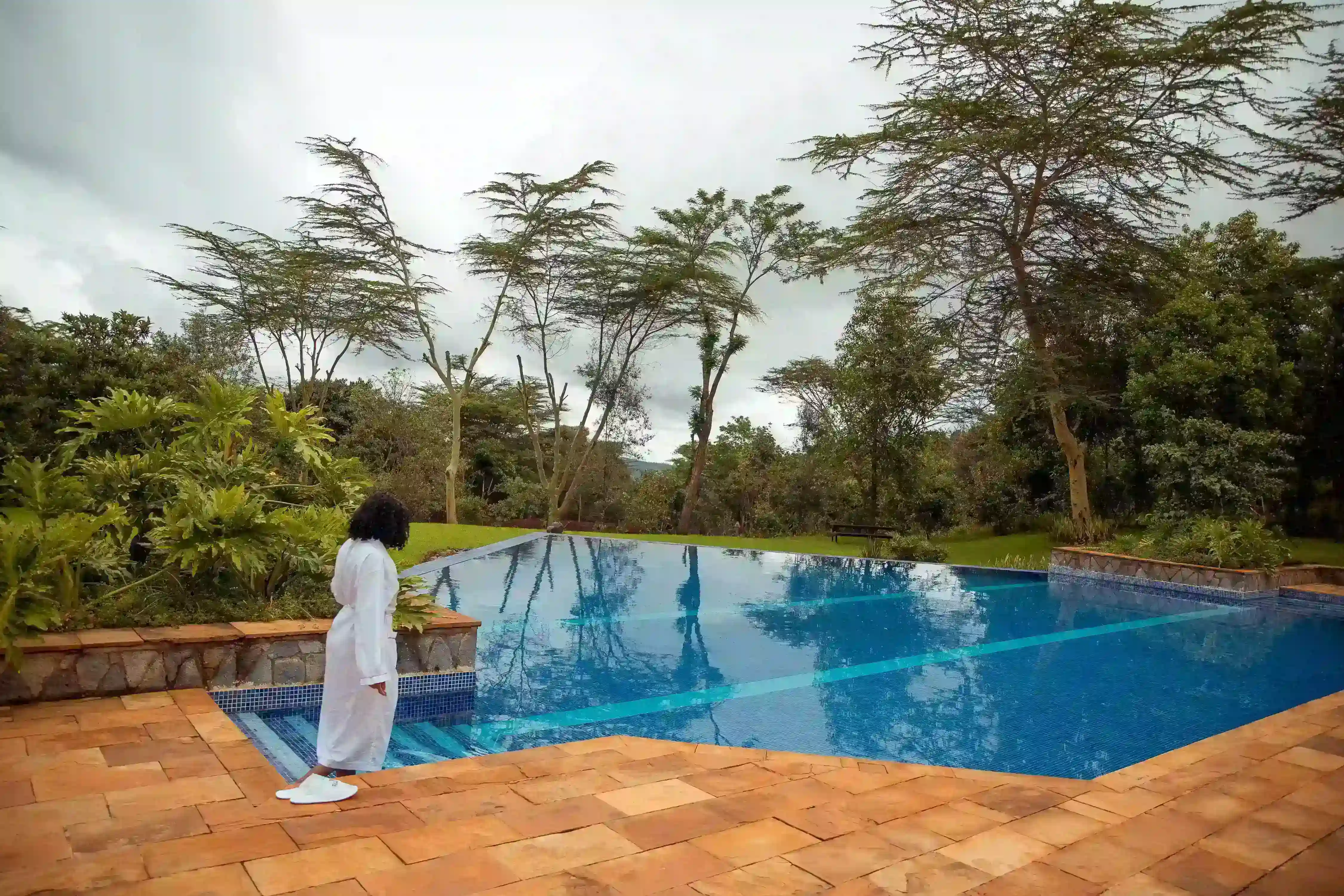 Swimming pool at the retreat at ngorongoro Hotel in Karatu
